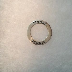 Tennis necklace - sterling silver